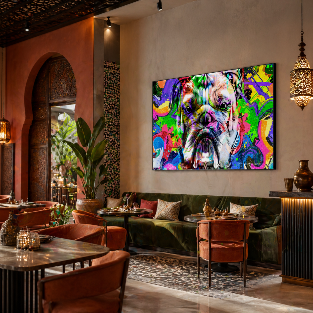 Bulldog mockup