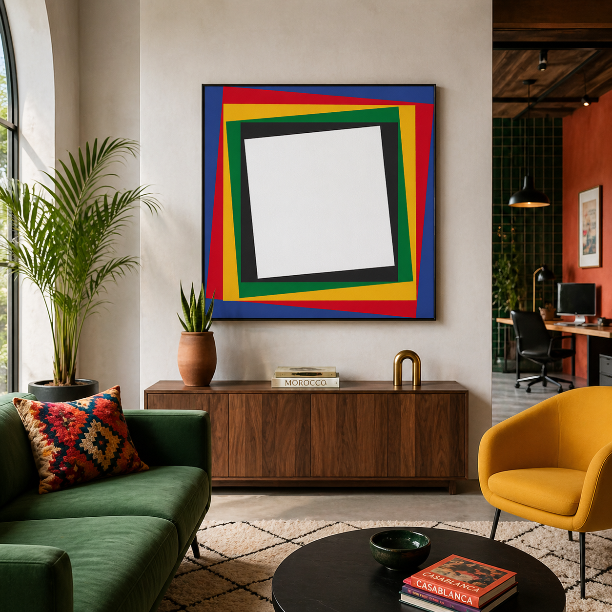 Carré Coloré mockup