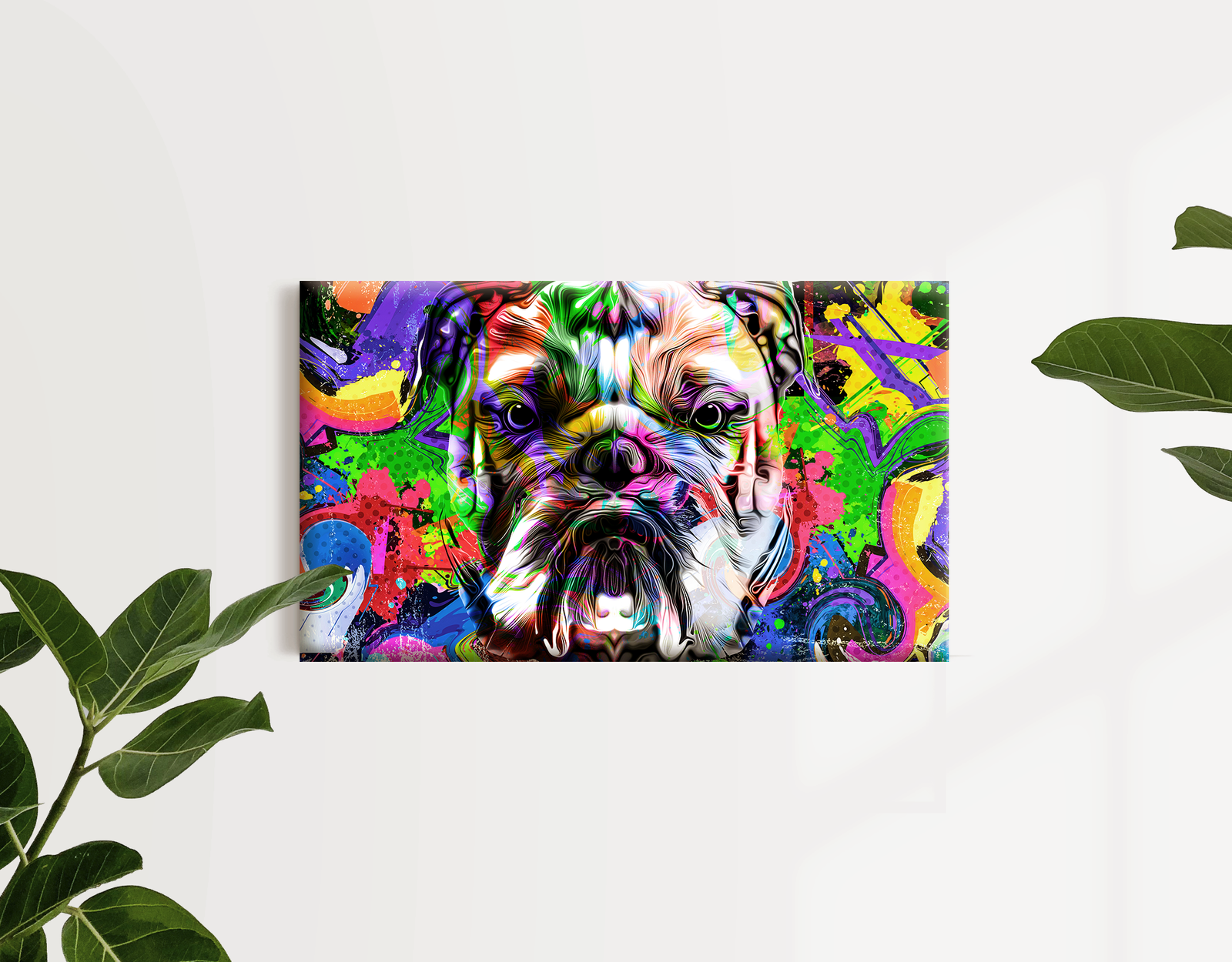 Bulldog pop art INS MOCKUP 020