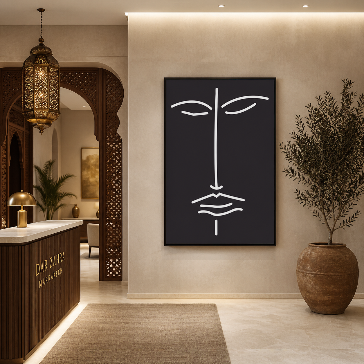 Line Art mockup