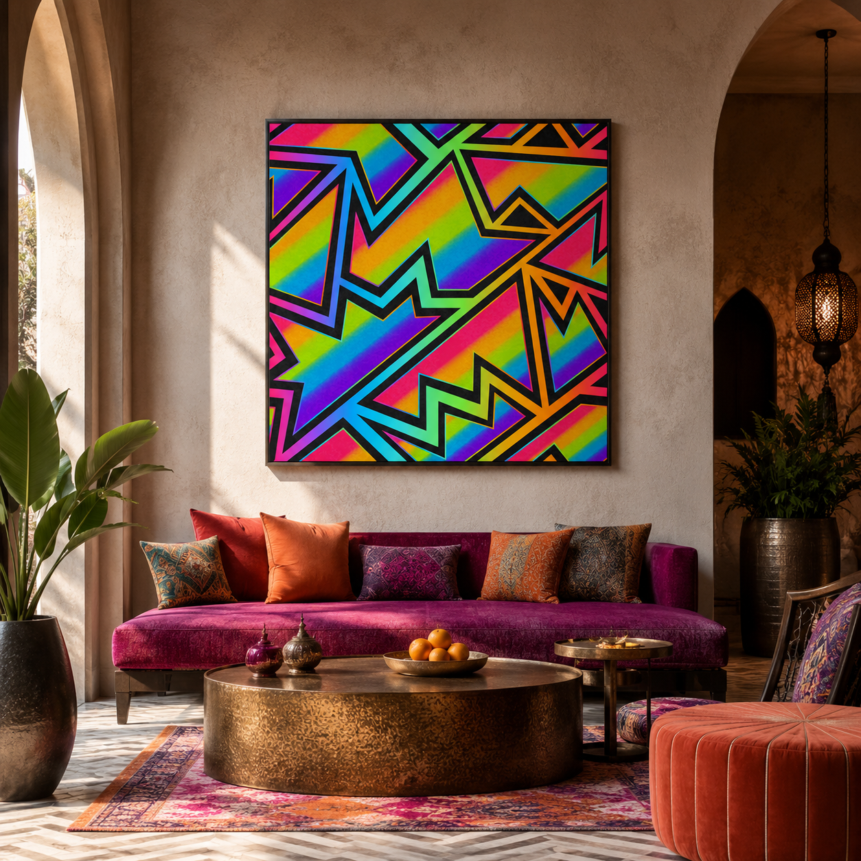 Rainbow Colors mockup