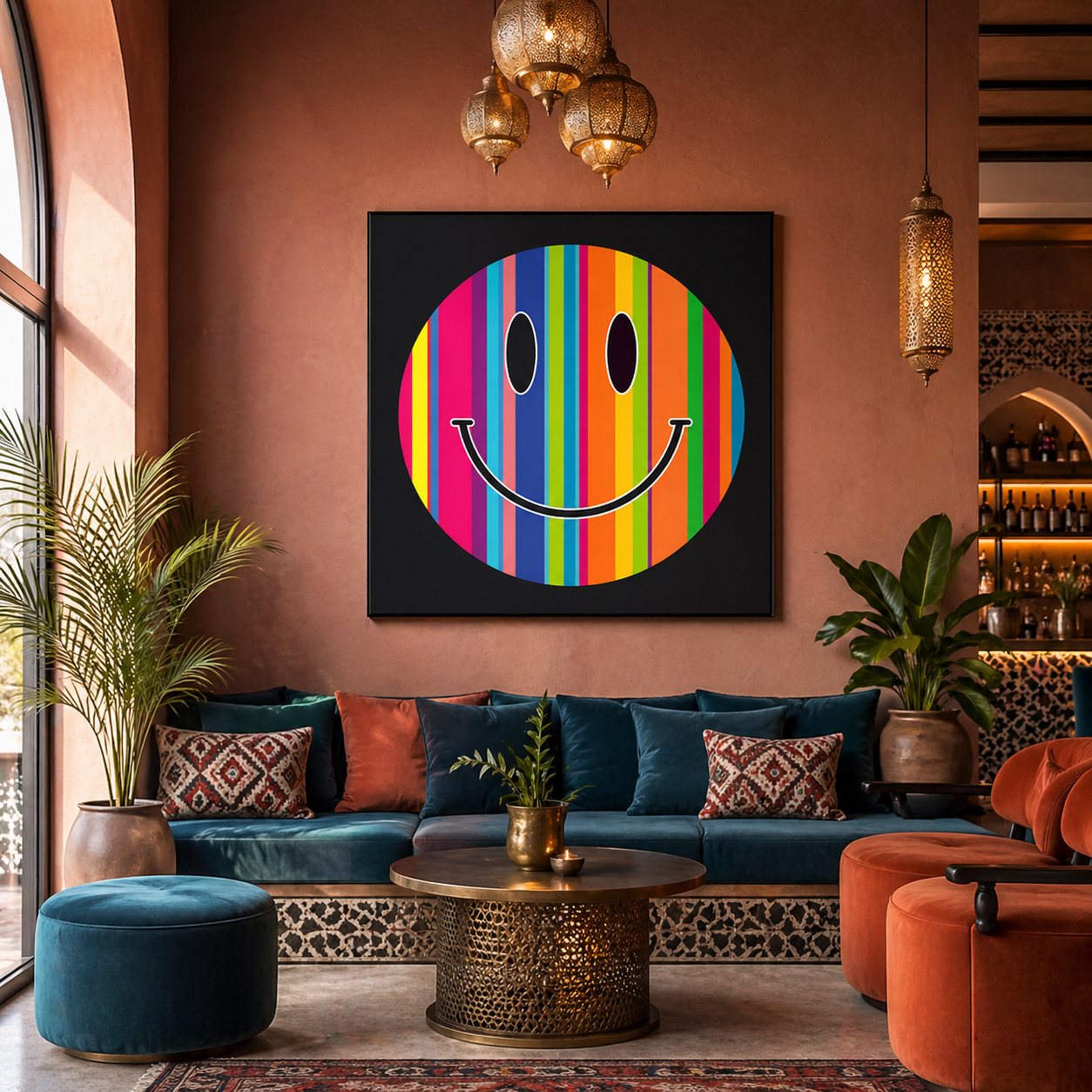 Smiley color mockup