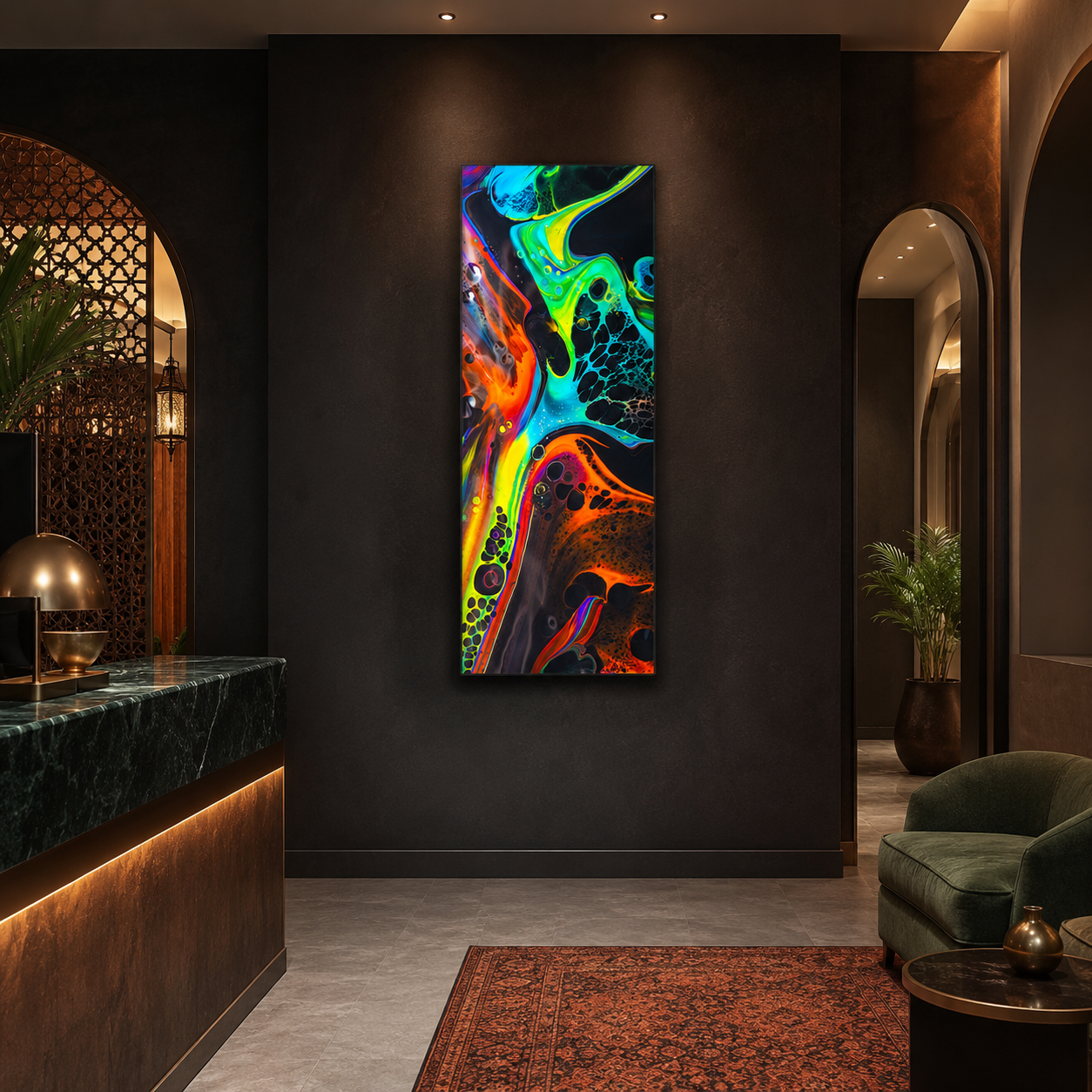Splash color mockup