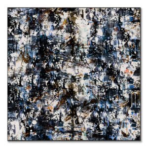 Tableau abstrait texturé All Over de Roberto Moro