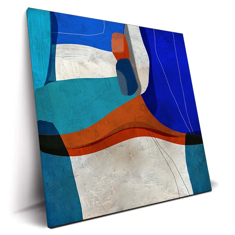 Tableau abstrait dynamique Energy Burst par Roberto Moro