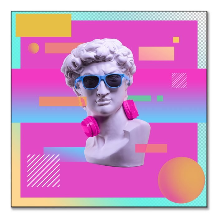Statue pop art DJ