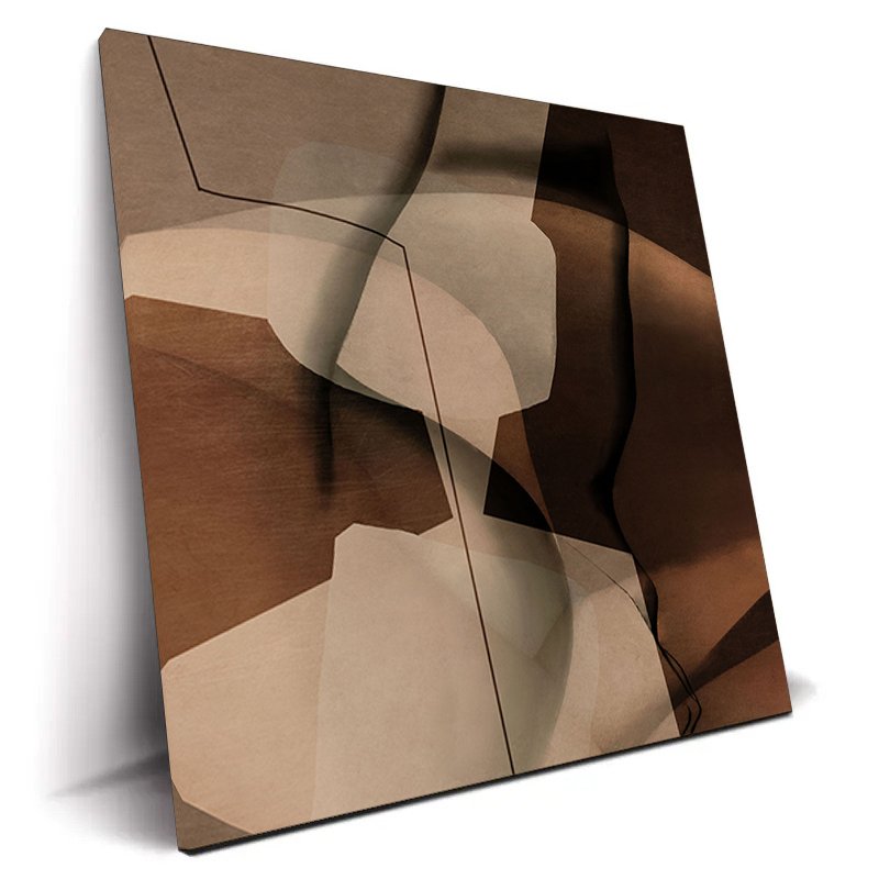 Tableau abstrait Graceful de Roberto Moro aux formes fluides