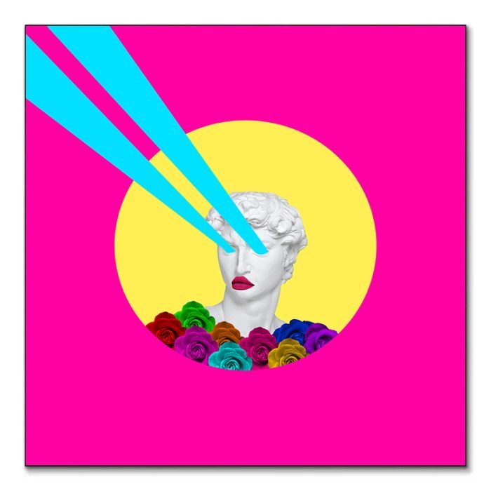 Sculpture pop art rayon laser