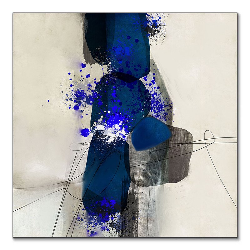 Tableau abstrait contemporain Inceptive par Roberto Moro