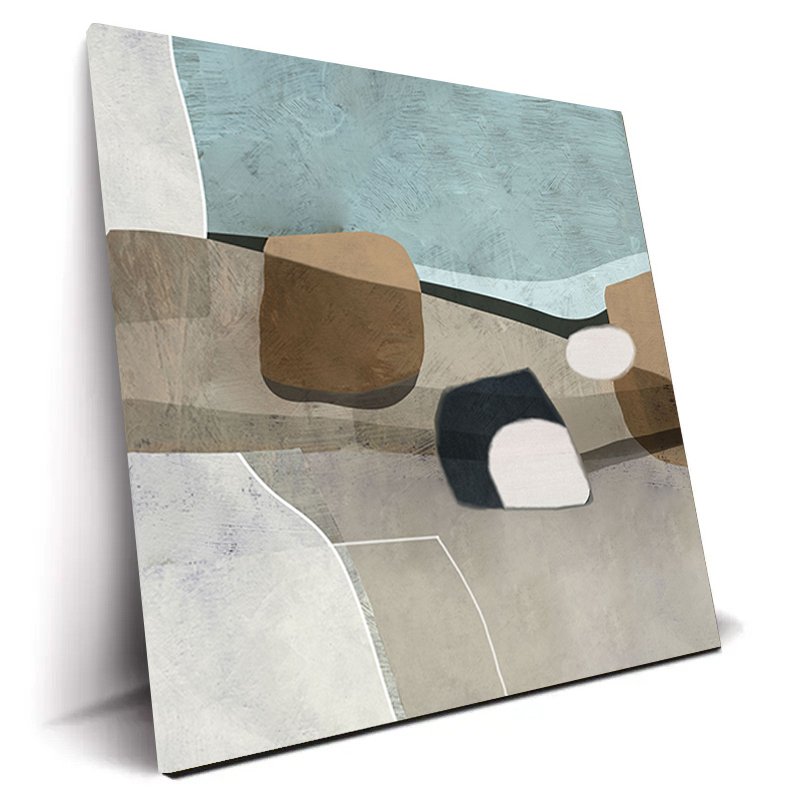 Tableau abstrait minimaliste Kindly So de Roberto Moro