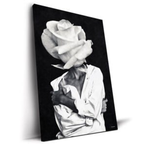 Like a Rose tableau art floral conceptuel par Underdott