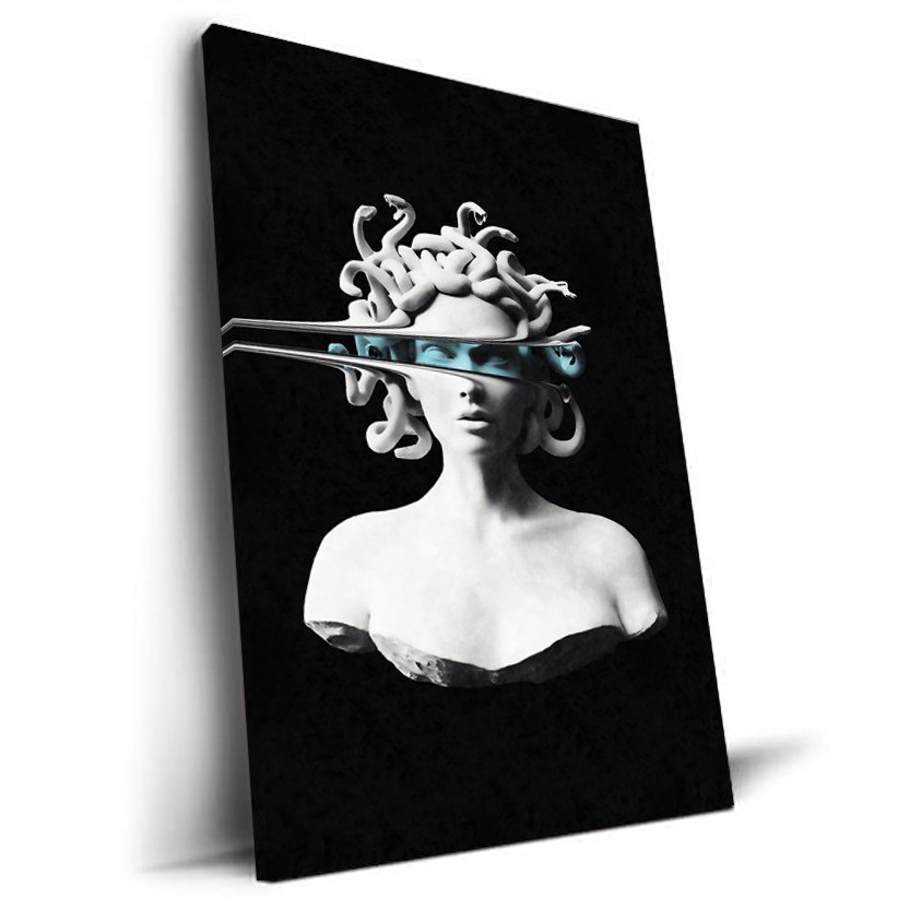 Portrait of Medusa tableau art mythologique par Underdott
