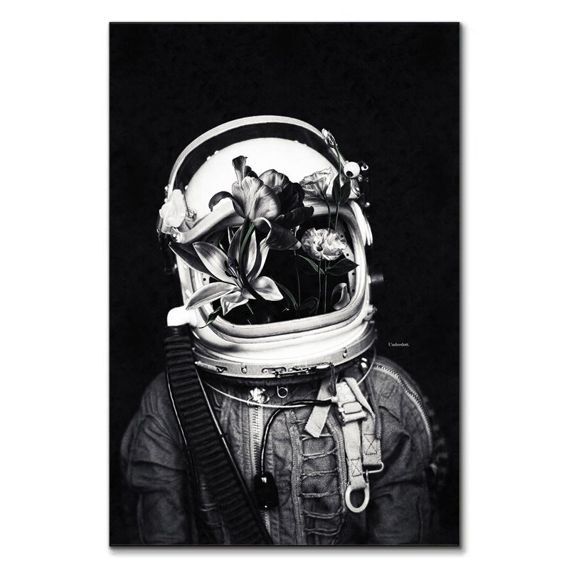 Astronauts and Flowers