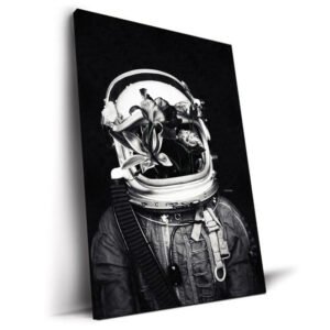 Astronauts and Flowers tableau art contemporain par Underdott