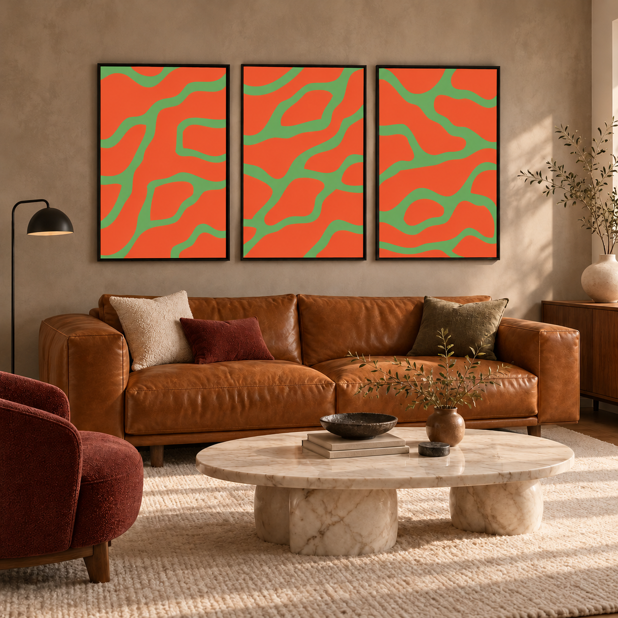 Azur ardent 01 par Arty Studio, tableau Arty Studio, inspiration en décoration murale