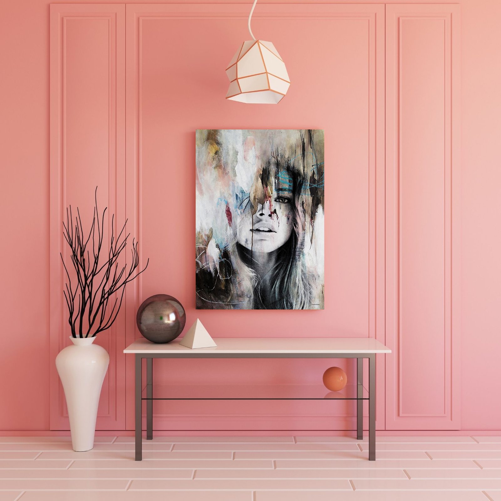 Natural Beauty portrait art contemporain par Underdott