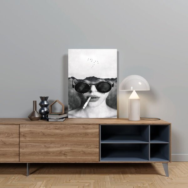 Dreams and cigarettes portrait urbain noir et blanc