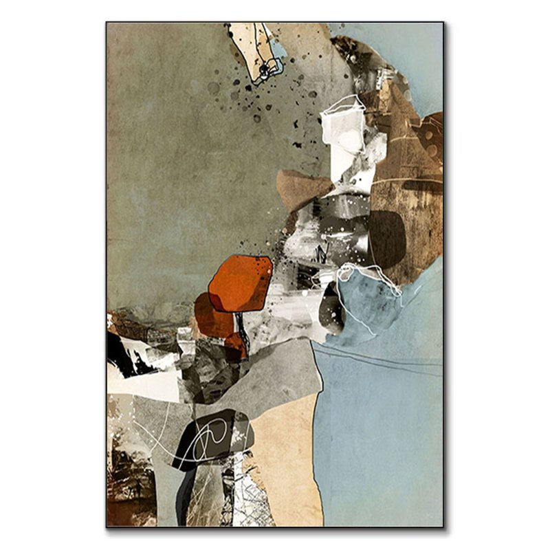 Tableau abstrait contemporain From Above par Roberto Moro