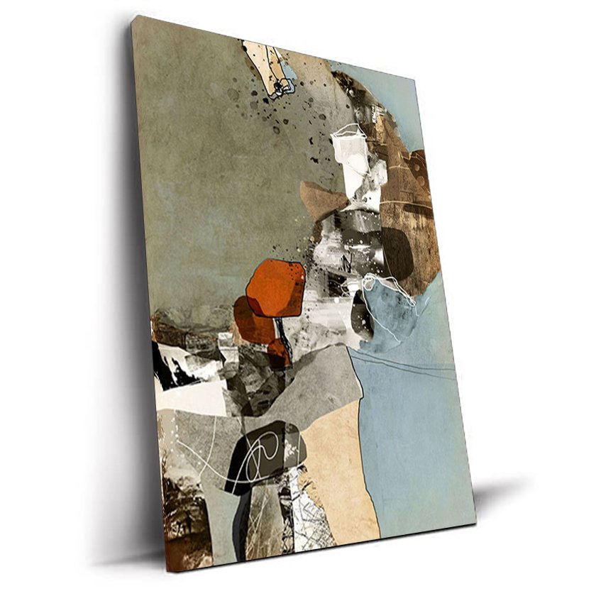 Tableau abstrait contemporain From Above par Roberto Moro