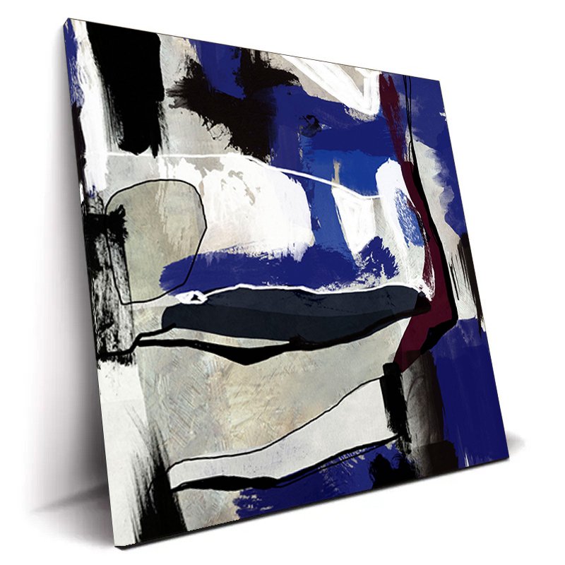 Tableau abstrait Purple Blue de Roberto Moro