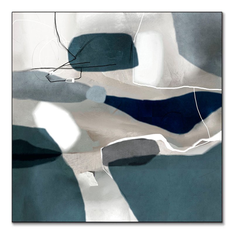 Tableau abstrait élégant Splendor de Roberto Moro