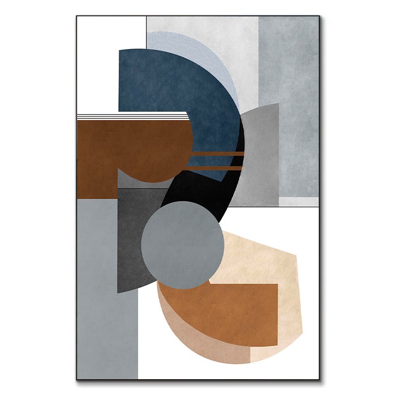 Tableau abstrait géométrique Well Shaped de Roberto Moro