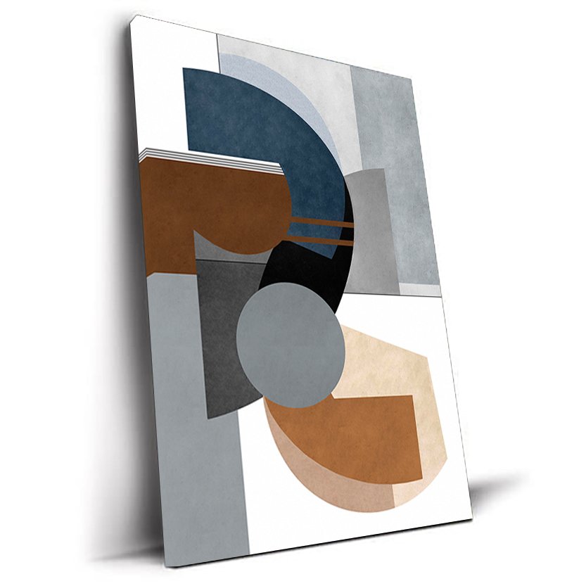 Tableau abstrait géométrique Well Shaped de Roberto Moro