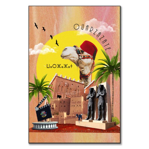 Ouarzazat tableau ville du sud maroc par Kawtar Barraz