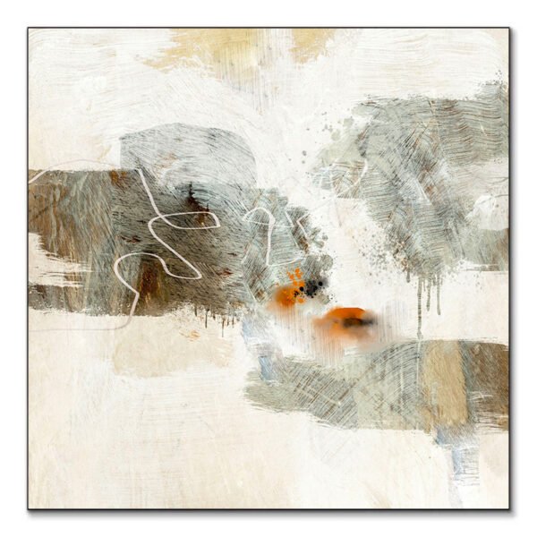 Tableau abstrait contemporain Far and Away par Roberto Moro