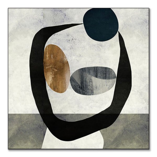 Tableau abstrait contemporain Paradigm par Roberto Moro