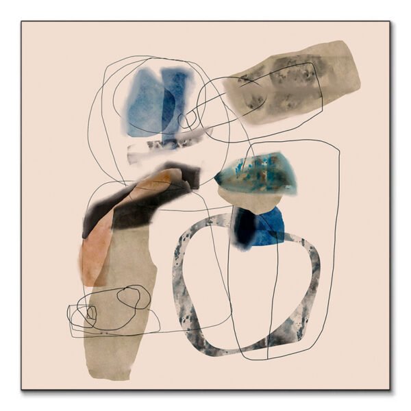 Tableau abstrait géométrique Primary par Roberto Moro