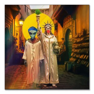 Alien Couple : un mélange inattendu entre médina marocaine et science-fiction humoristique.