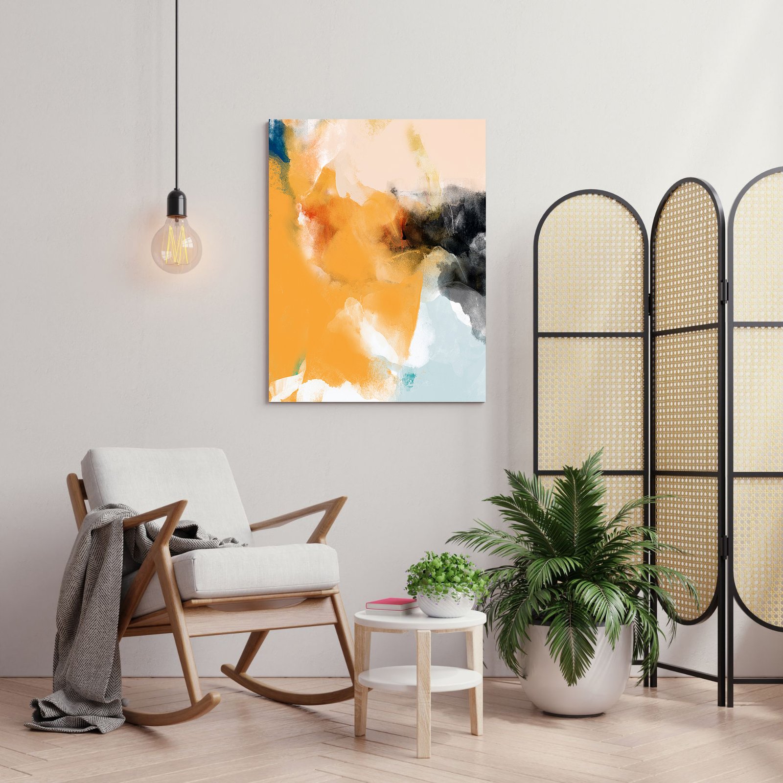 Beige Brown Minimalist Wall Art Mockup Instagram Post - 1 tab 20 3