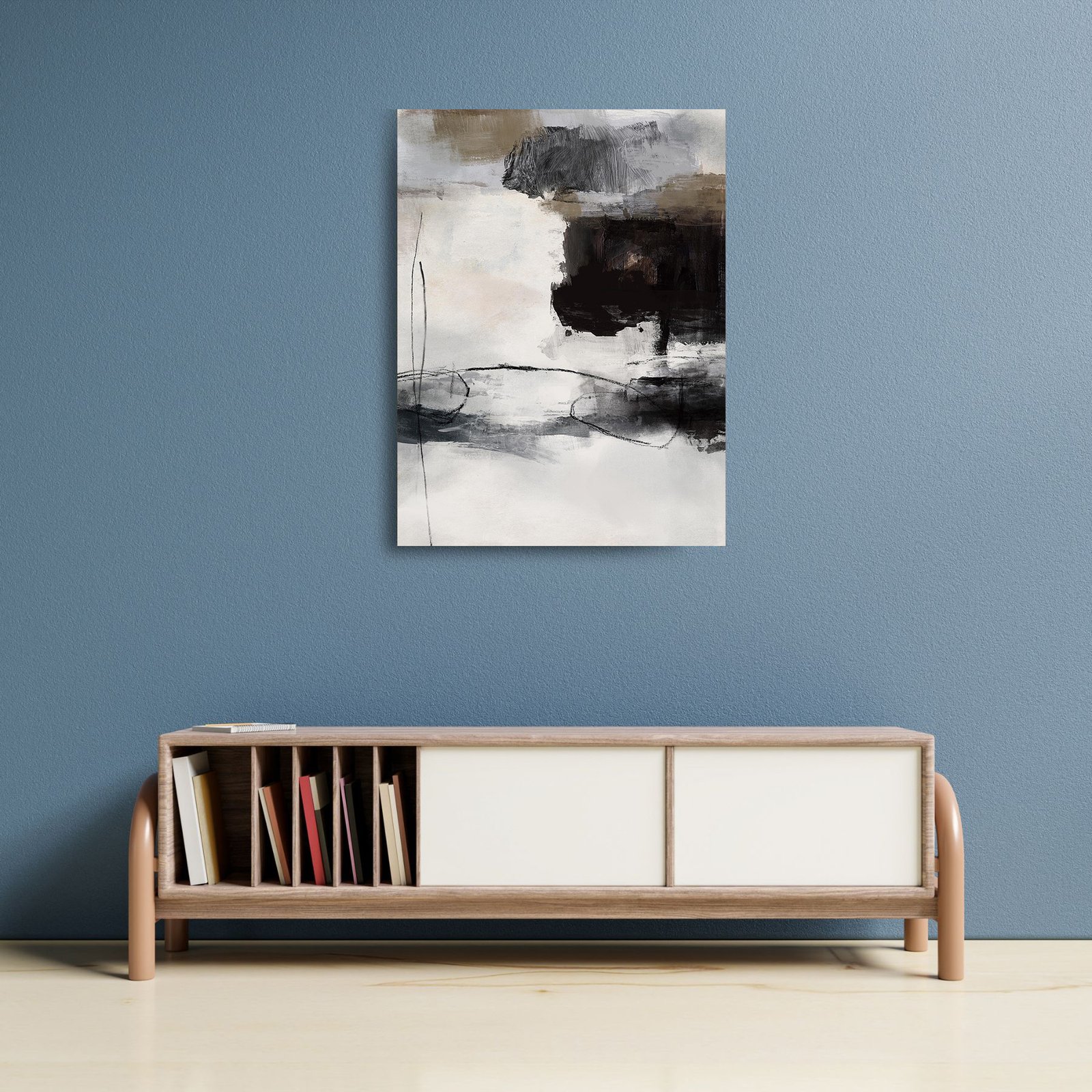 Brown and Blue Minimalist Art Mockup Instagram Post - 1 tab 21 2