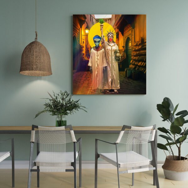 Alien Couple : un mélange inattendu entre médina marocaine et science-fiction humoristique.