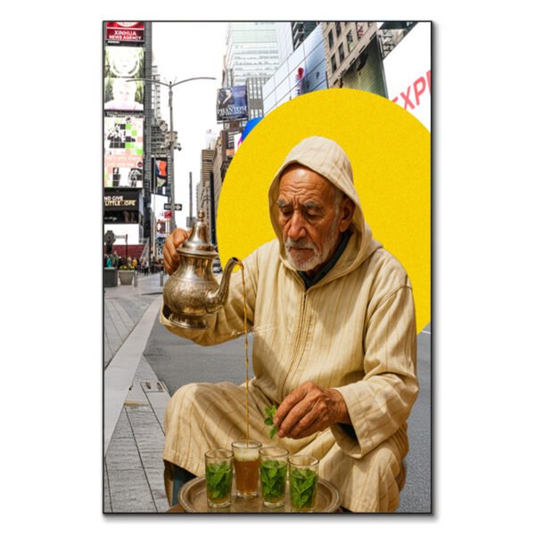 Moul Atay – Kawtar Barraz | Tradition du Thé en Pop-Art