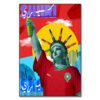 Siri tableau Statue de la Liberté version marocaine Kawtar Barraz Siri tableau Statue de la Liberté version marocaine Kawtar Barraz
