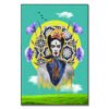 Frida Kahlo V3 tableau pop-art marocain par Kawtar Barraz Frida Kahlo V3 tableau pop-art marocain par Kawtar Barraz