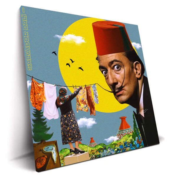 Salvador Dali II tableau pop-art marocain par Kawtar Barraz
