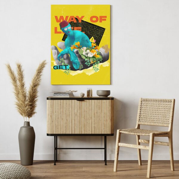 Hermès tableau pop-art humoristique par Kawtar Barraz