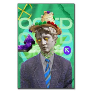 Jbilo tableau pop-art statue marocaine par Kawtar Barraz