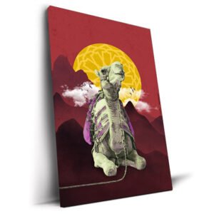 Camel tableau dromadaire marocain pop-art