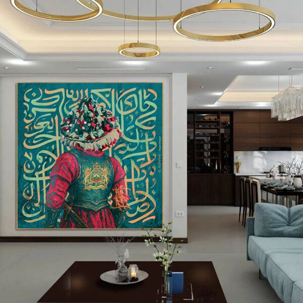 EL GUERRAB tableau marocain moderne par Theartof3omar