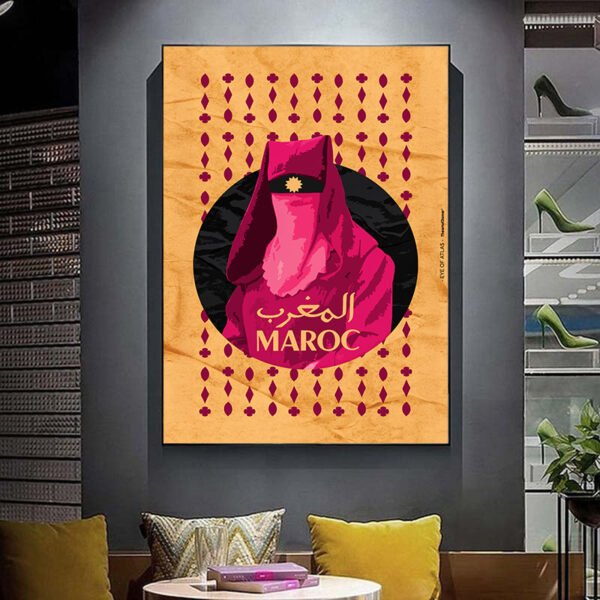 Eye Of Atlas tableau mystique marocain par Theartof3omar