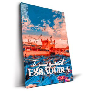 Essaouira tableau ville bleue Maroc par Theartof3omar