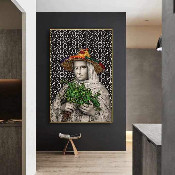 MONALISA 1 Mona Lisa version marocaine par Theartof3omar MONALISA 1 Mona Lisa version marocaine par Theartof3omar