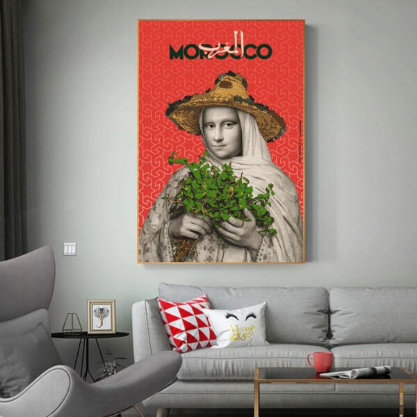 MONALISA 2 tableau Mona Lisa version marocaine