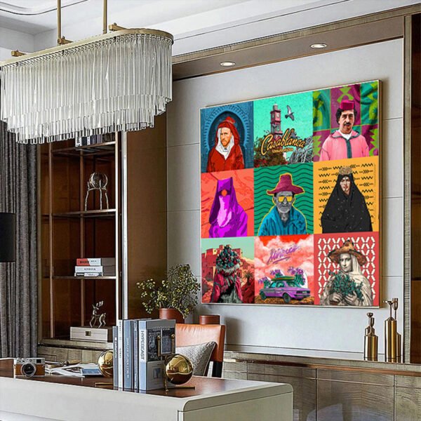 MOSAIC TAO 3 par Theartof3omar tableau pop art maroc