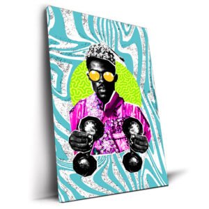 TOUKOULILA tableau pop-art gnawa par Theartof3omar