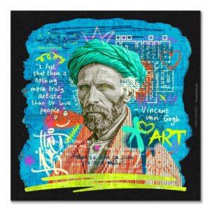 VAN GOGH Theartof3omar tableau street art maroc